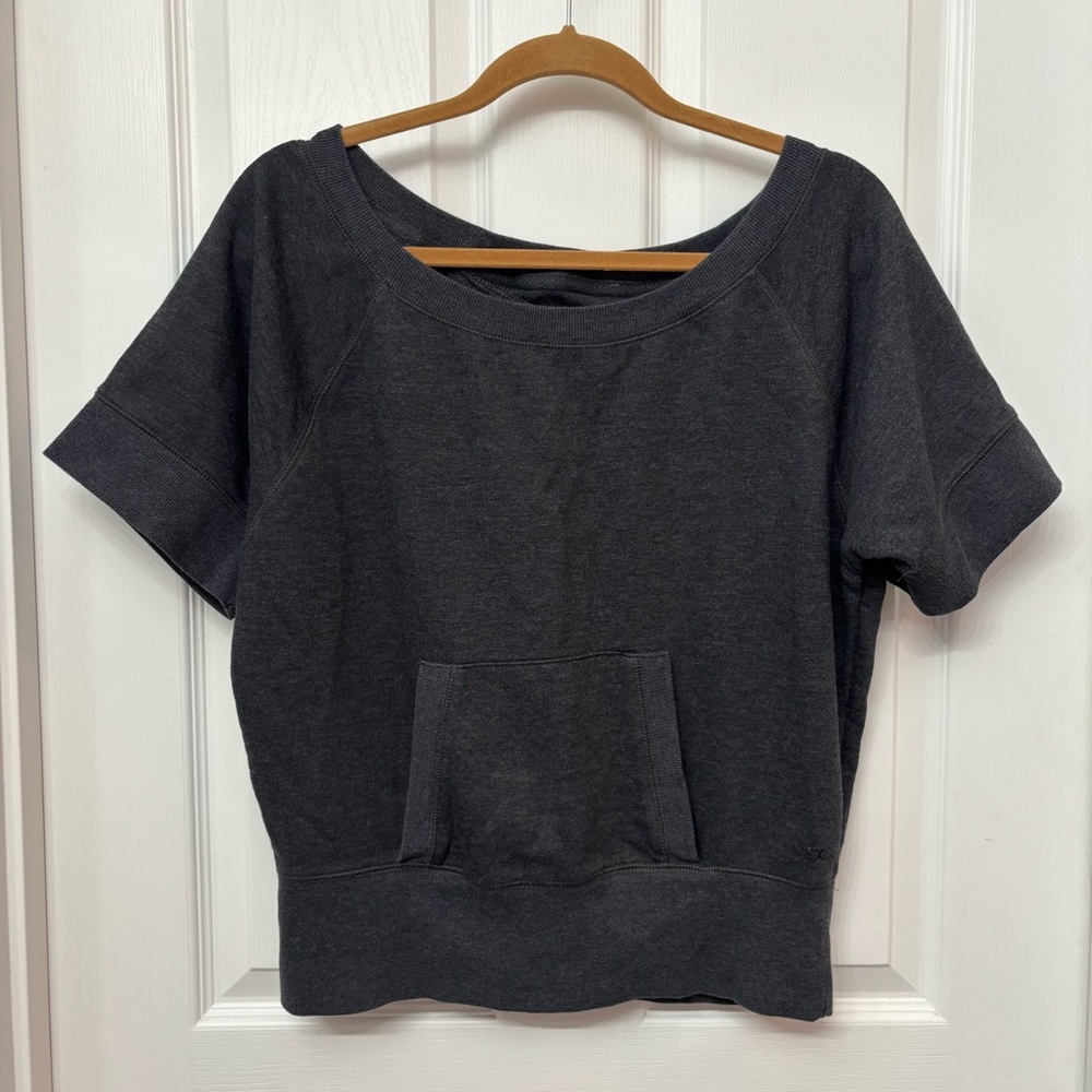 Charcoal Cropped Sweatshirt | VSX Small